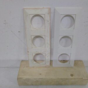 Sähköpeitelevy 3-os valkoinen 24013,4021003, 2486