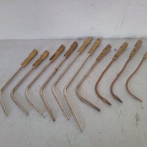 Kaasuhitsauspillejä eri kokoja