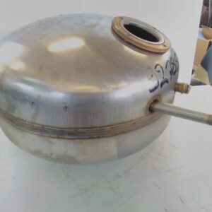 Pieni litteänpyöreä terässäiliö 44*32 cm