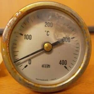 Savukaasumittari 0-400°C näyttö 52 mm