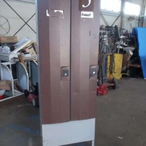 Pukukaappi metallinen 2 ovea leveys 60 cm