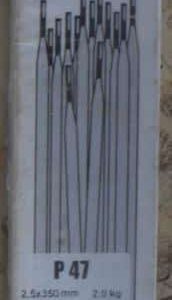 ELGA P 47 2,5x350 hitsauspuikot