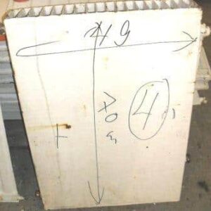 Vesikiertopatteri 49x70 cm