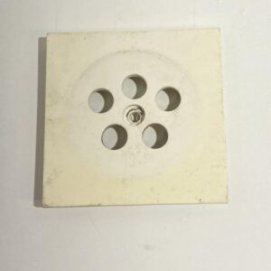 Puhelinpistorasian keskiöpeitelevy valkoinen 7311